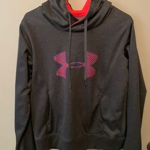Women’s Under Armour sweatshirt size large. Dark gray. Hardly worn. Like new!
